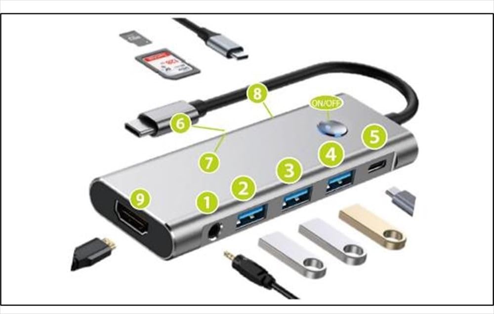 9さん専用 Amazon.co.jp: Lazos USB3.0 TypeCハブ 9in1 L-CHU9 : パソコン・周辺機器